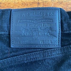 Levi’s 512 Well Made and Crafted Black Jeans